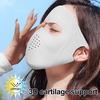 Soft Ice Silk Face Guard, Full Face Wrapping Face Protector, Breathable Holes Face Shield with Elastic Ear Loop for Outdoor Cycling Hiking Fishing