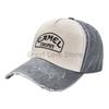 Camel Trophy Print Baseball Cap Unisex Adjustable Snapback Hat Vintage Washed Cotton Caps Cowboy Hat Retro Sun Visor Cap