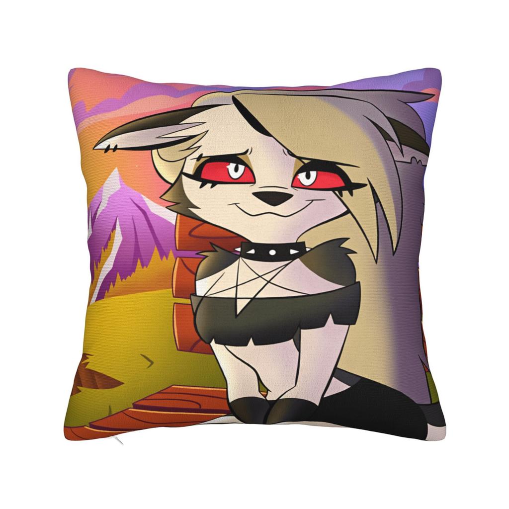 Helluva Boss Loona Pillow Case Fashion Pillow Cover Custom Pillowcases For Sofa Home Decoration