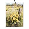 Sunflower Daisy Lemon Tree Car Butterfly Wall Art Canvas Painting Nordic Posters And Prints Wall Pictures For Living Room Decor