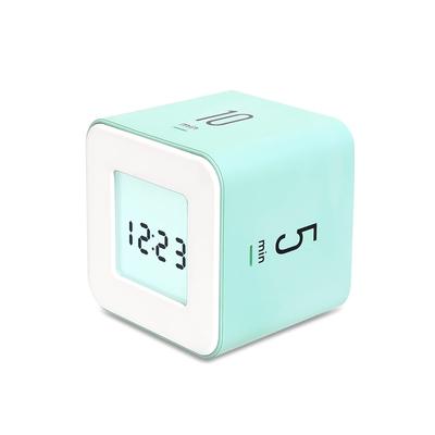 Mooas Multi-Cube Timer/Rotating Timer, Simple Operation, Clock & Alarm (Mint)