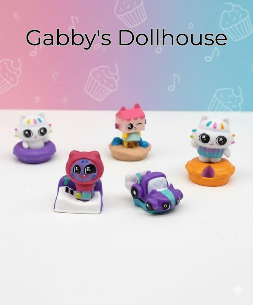 

Набор фигурок Габби Кукольный домик Габби Gabby s Dollhouse детские игрушки 4 см 4 різнокольоровий