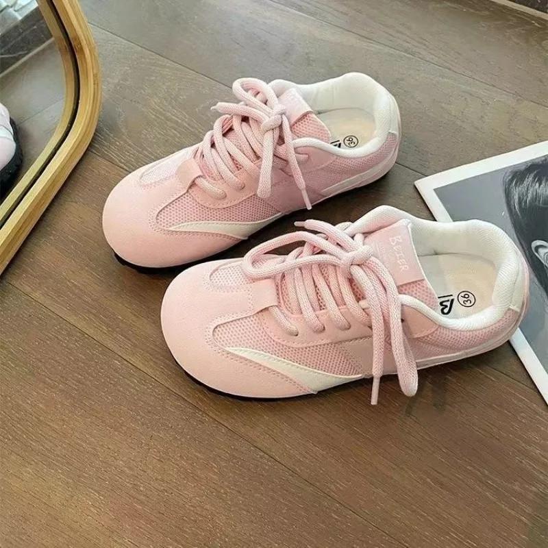 Fashion 2024 Spring and Summer New Mesh Surface Breathable Forrest Gump Shoes Light Sports Flat Casual Shoes