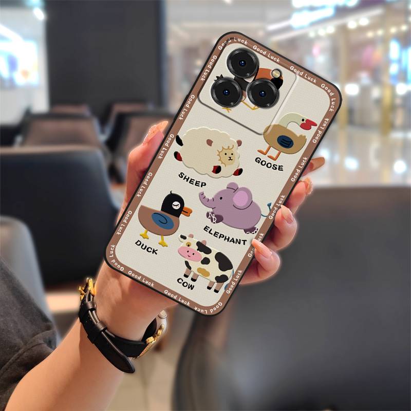 Silicone Cover Phone Case For Ulefone Note20 Pro/Meizu Note21 Shockproof Soft Case Anti-dust Dirt-resistant Durable Cute