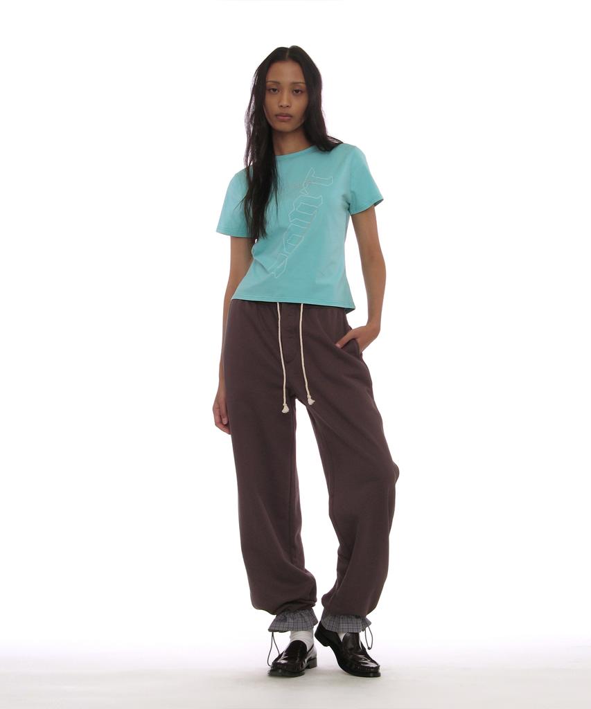 PARTIMENTO WOMEN Dbr Print Relaxed Tee_Emerald