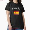 Spain Tourists And Fans Of The Spanish Nation T Shirt Made In Us Aus Size S 2xl Vintage Casual Breathable Slightly