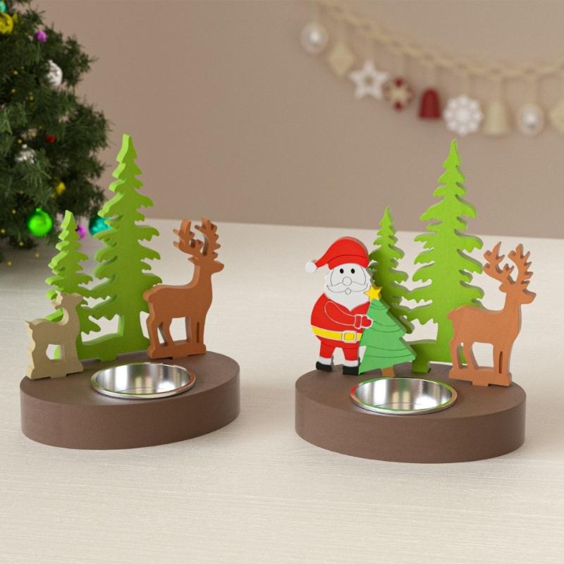 Silicone Figurine Mold Christmas Theme Crafting Moulds Silicone Texture Suitable for Party Decorating Projects and Home