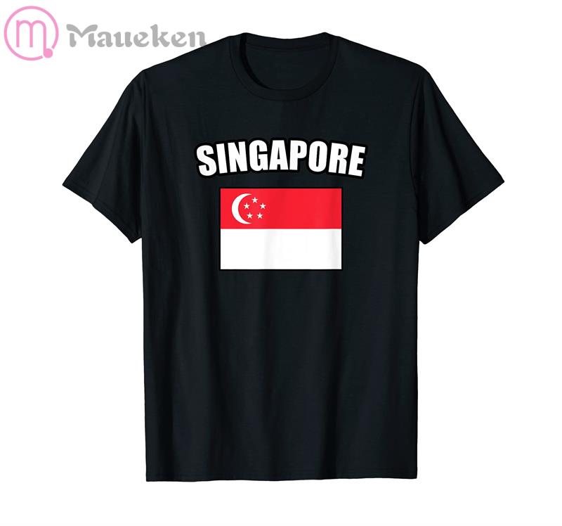 2026 Singapore Men T Shirt Fashion Nation Team Tshirt 100 Cotton tshirt Meeting Fitness Clothing Tees Country Flag SG S