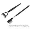 2pcs Eyelash Comb Set Folding Stainless Steel Teeth Lash Separator Eyelash Grooming Brushes