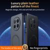 For Huawei Mate 50 Pro Case Magnetic Leather Shield Cover For Huawei Mate 50 Pro High Quality Anti-Fingerprint Non-Slip PC+TPU