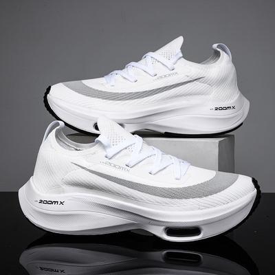 2024 New Forefoot Air Cushion Cushioning Running Shoes Men's Breathable Fly-woven Sports Shoes Women's Trend Jinjiang Shoes