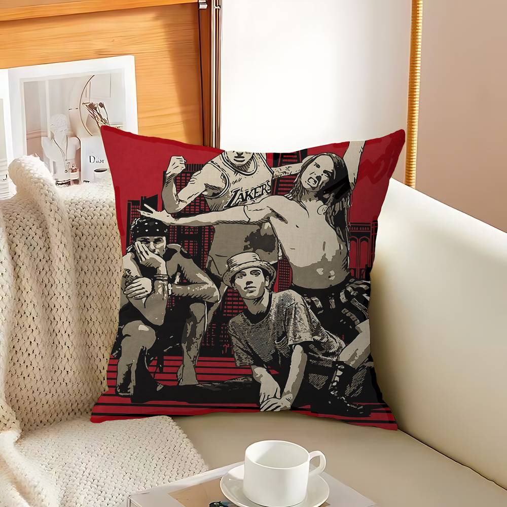 Rock Band Red Hot C-Chili P-Peppers Cushion Cover Polyester Sofa Cushions Decorative Throw Pillows Home Decoration Pillowcover