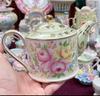 Ceramics Flower Jewelry Storage Box Vase Teapot Flower Basket Jewelry Case Storage Jewelry Organizer Display Home Decor Ornament