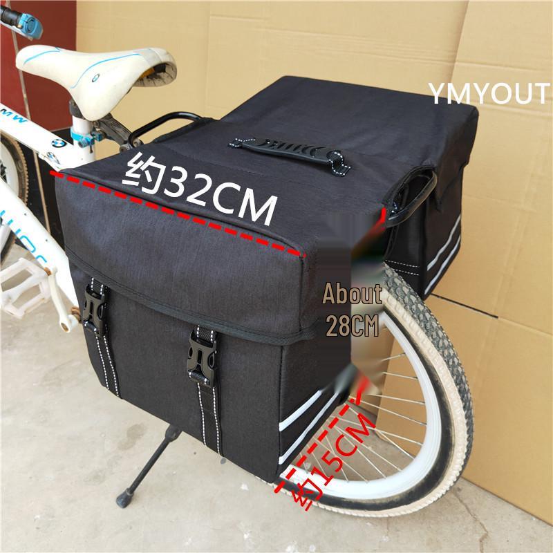 Large Capacity Rainproof Rear Rack Pannier Bag for Mountain Bikes