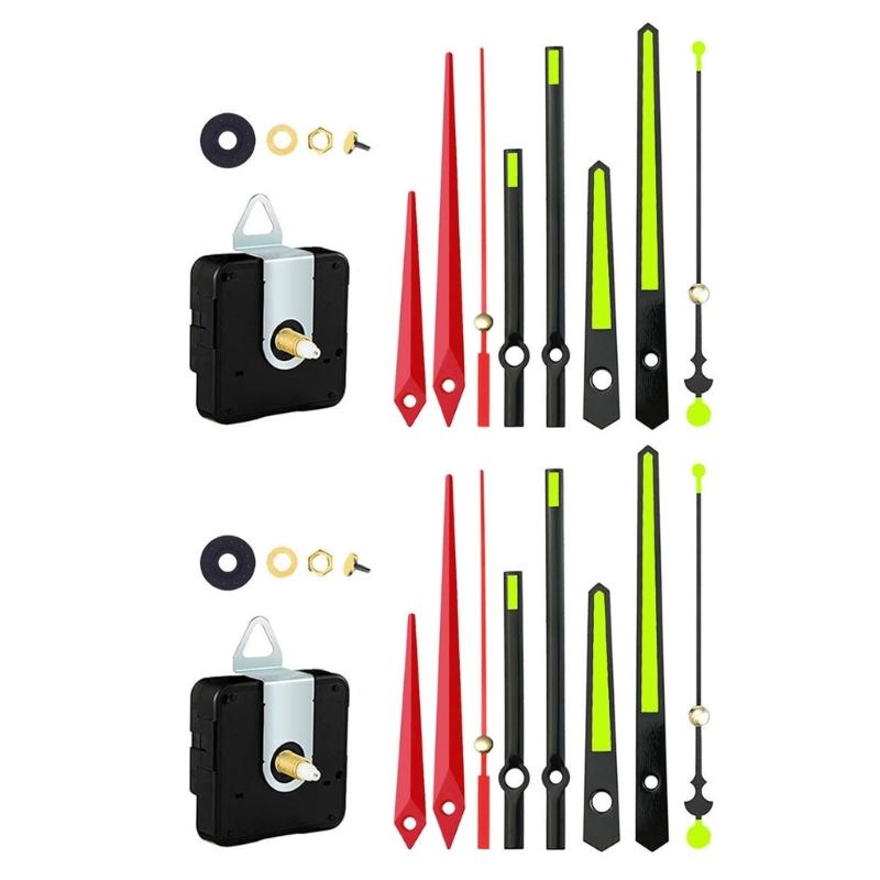 Silents Clock Mechanism Replacement Kits, Battery Operated Clock Movement Parts with Clock Hand DIY Clock Repair Parts