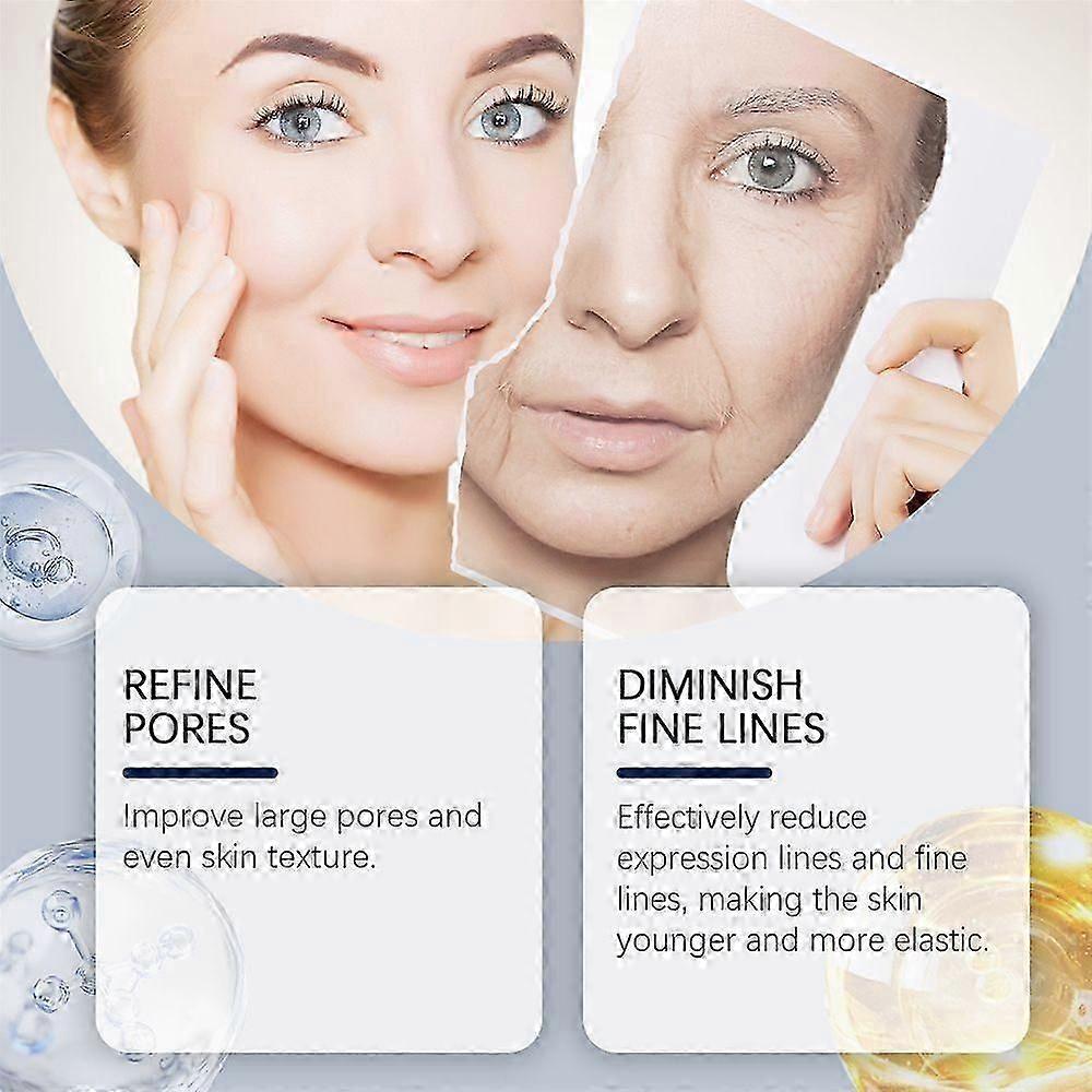 Siero Viso 1-3x, Rassodante Viso Anti-Età, Riduce Rughe & Pelle Rimpolpata NUOVO