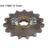 420 420H Chain 17mm 10 -19 Teeth Front Engine Sprockets For Taotao Kayo BSE Xmotos Apollo SSR 110 125cc Dirt Pit Bike ATV Quad