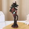 Artistic Resin Figurine Gift Tree Goddess Statue with Bird Nest, Figurine, Handcrafted Decorative Garden Figurines Forest Spirit Sculpture,