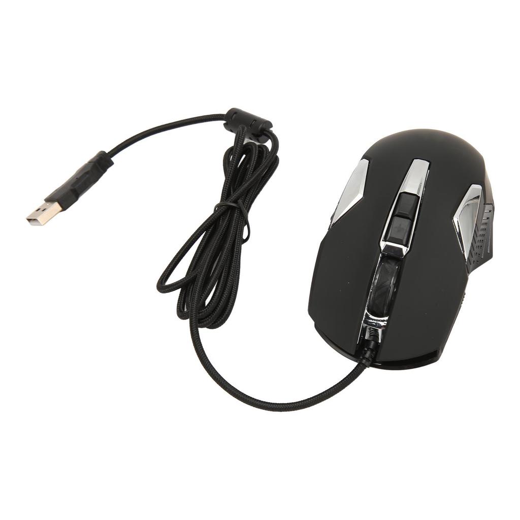 RGB Gaming Mouse Multifunction Ergonomic 7200 DPI Wired Optical Gaming Mouse With Programmable Buttons and Backlight Mode