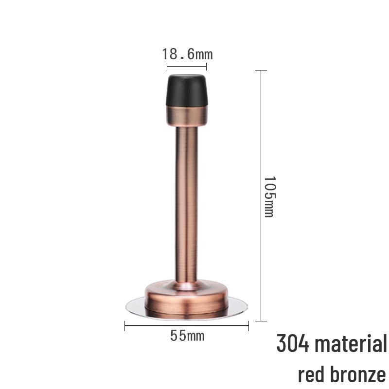 Non-Punch Anti-Collision Door Stopper & Suction Bumper for Secure Entry and Bathroom Doors