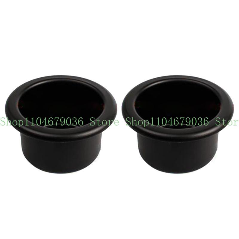 652F 2pcs Cup Holder ert Plastic Table Cup Holder Couch Cup Holder ert Black Car Drinks Holder ert for Sofa Couch A2ED7HH602560-BK-72