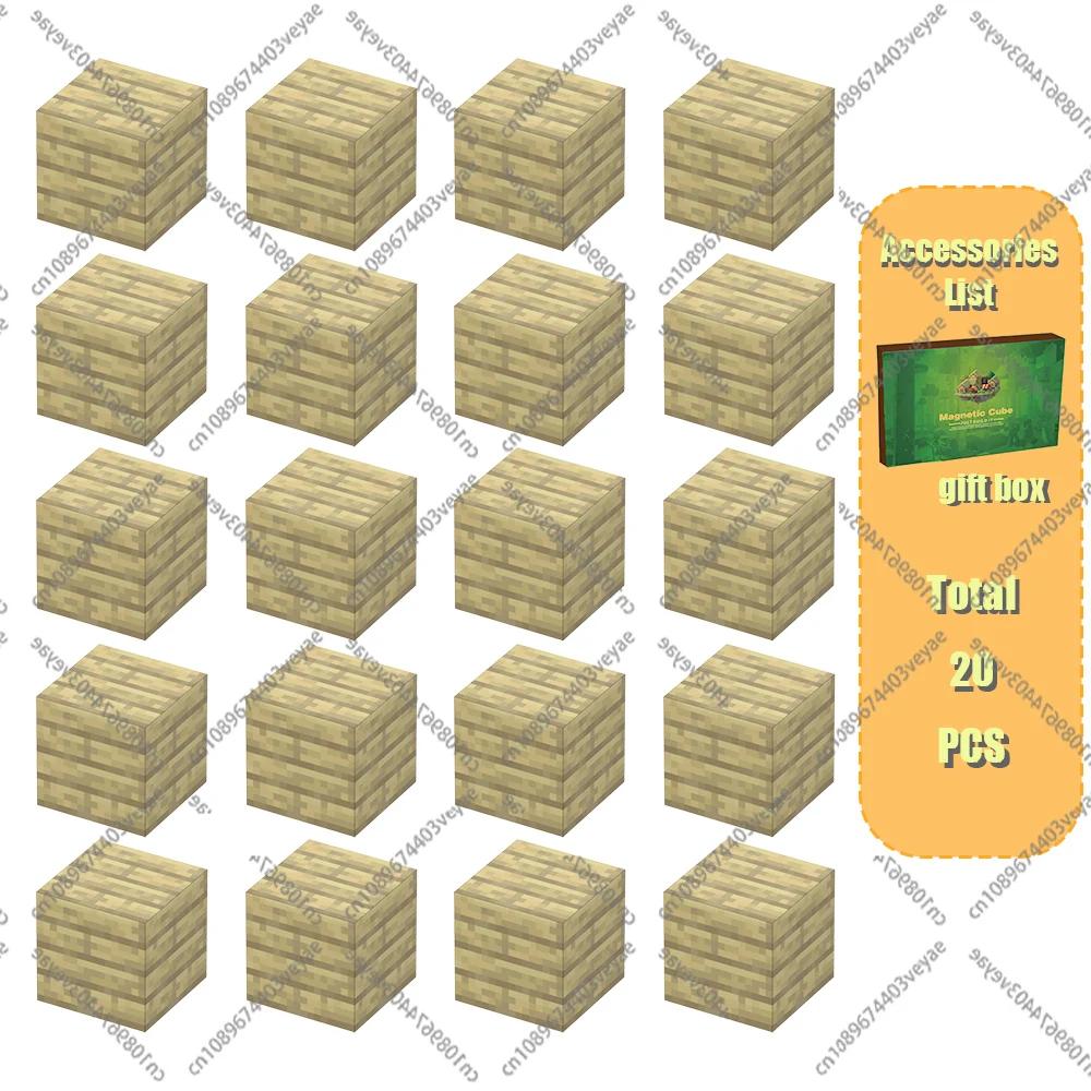 Manyetik Yapı Blokları Maden Dünyası Mıknatıslı Küp Seti Erkek Kız Çocuk İçin Yaş 3+ Kendin Yap Model Çocuklar Stem STEM Duyusal Oyuncak Hediye