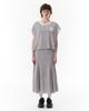 Pahisum Striped Mermaid Skirt_Light Gray