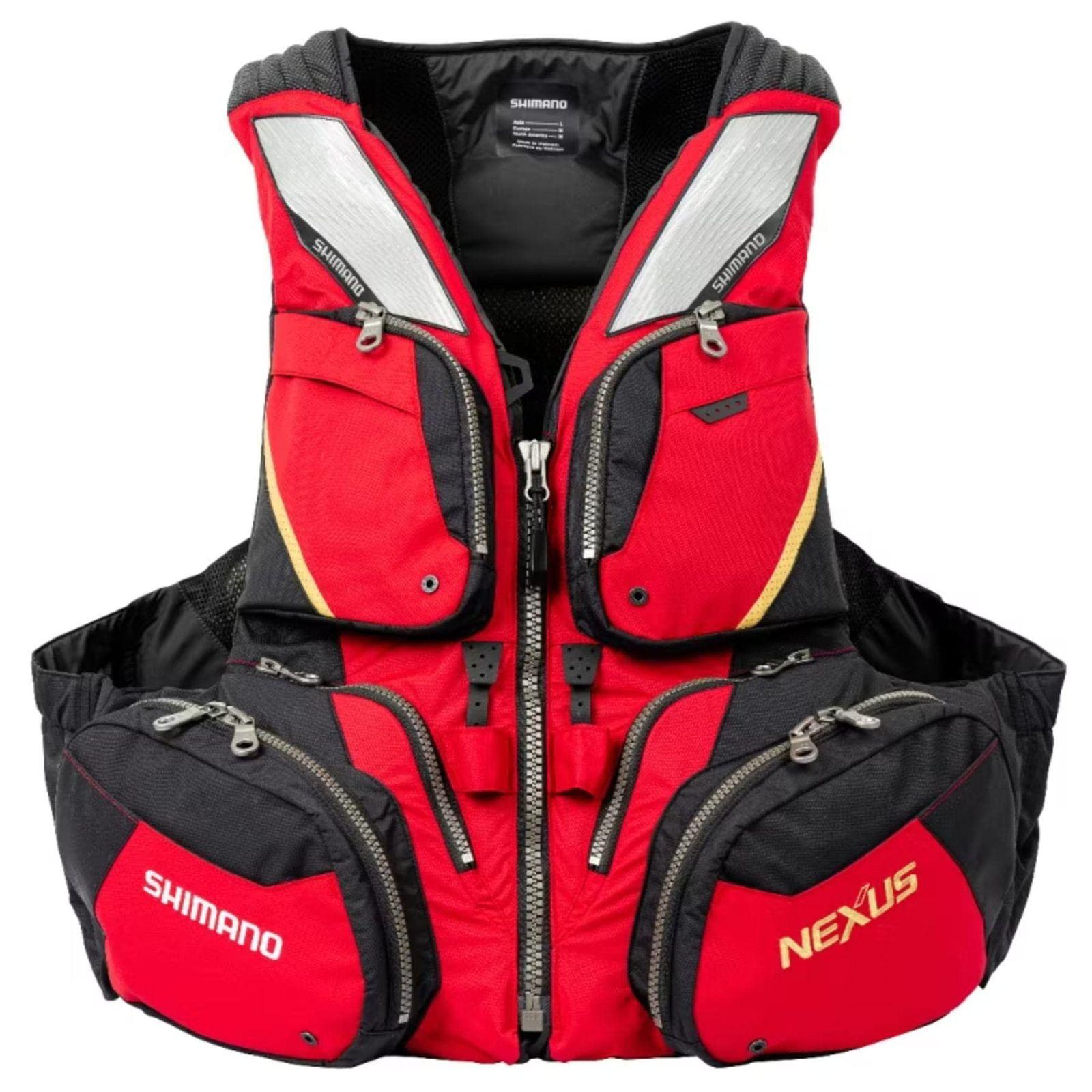 Used New SHIMANO Nexus Floating Vest VF-120W Red XL