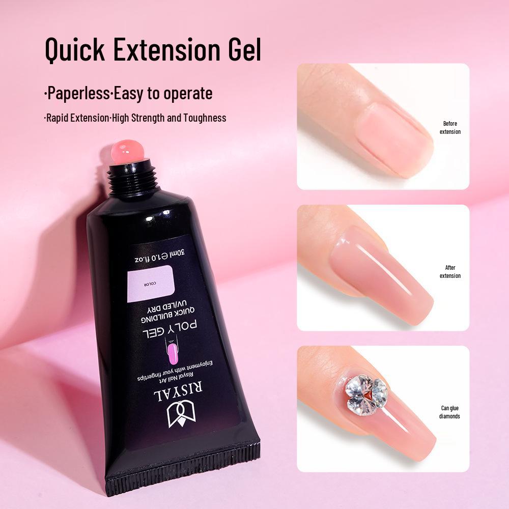 

Nail Salon Crystal Poly Gel Extension, 30ml UV Jelly Gel