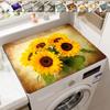 Funda para Lavadora con Estampado Barro de Diatomeas Almohadilla Absorbente para Cafetera Colorida Antideslizante Drenaje para Mesa de Cocina Aplicación en Cocina