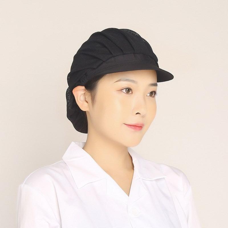 Restaurant Hotel Kitchen Bakery Cooking Cap Unisex Catering Work Hat Dust Proof