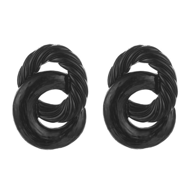 Stylish Geometric Alloy Hoop Earrings For Women Perfect For Any Occasion