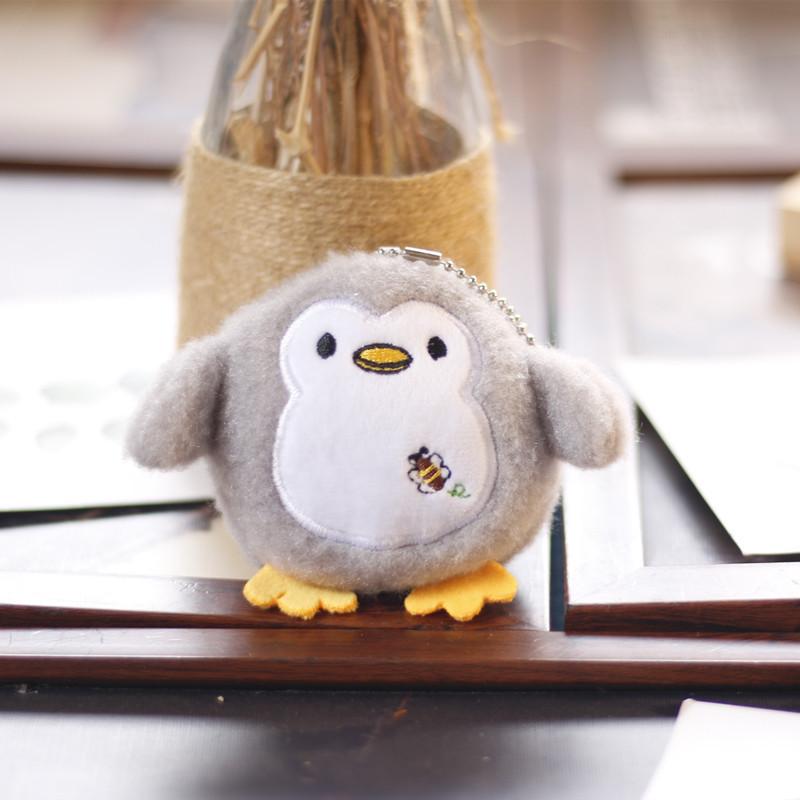 Adorable Plush Penguin Keychain Soft And Cute Mini Animal Doll For Bags And Keys