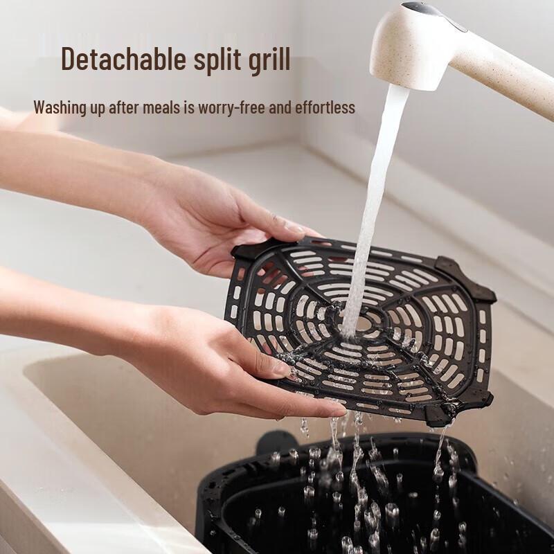 Joyoung No-Flip 5L Air Fryer CN plug (adapter included)