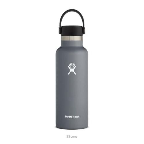 Standard Mouth 18oz (532ml) Stainless Steel Water Bottle with Stone Design, Insulated (Official Japanese Product)