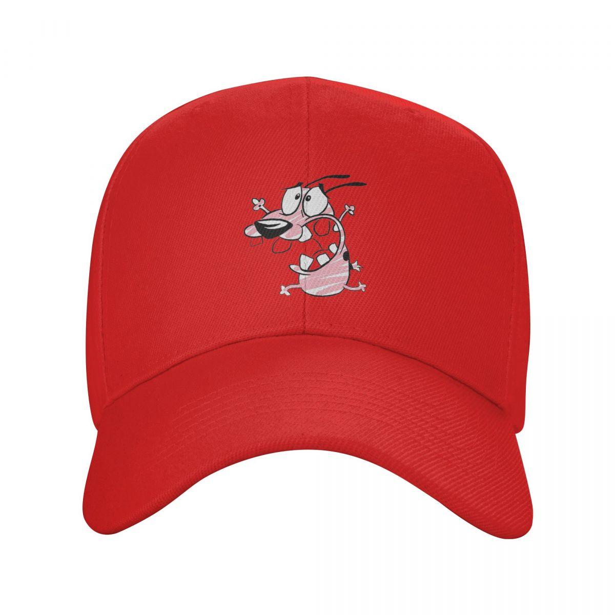 

Cowardly Dog Courage Cartoon Baseball Caps Fashion Men Women Hats Adjustable Cap Hip Hop Baseball Hat Casquette One Size