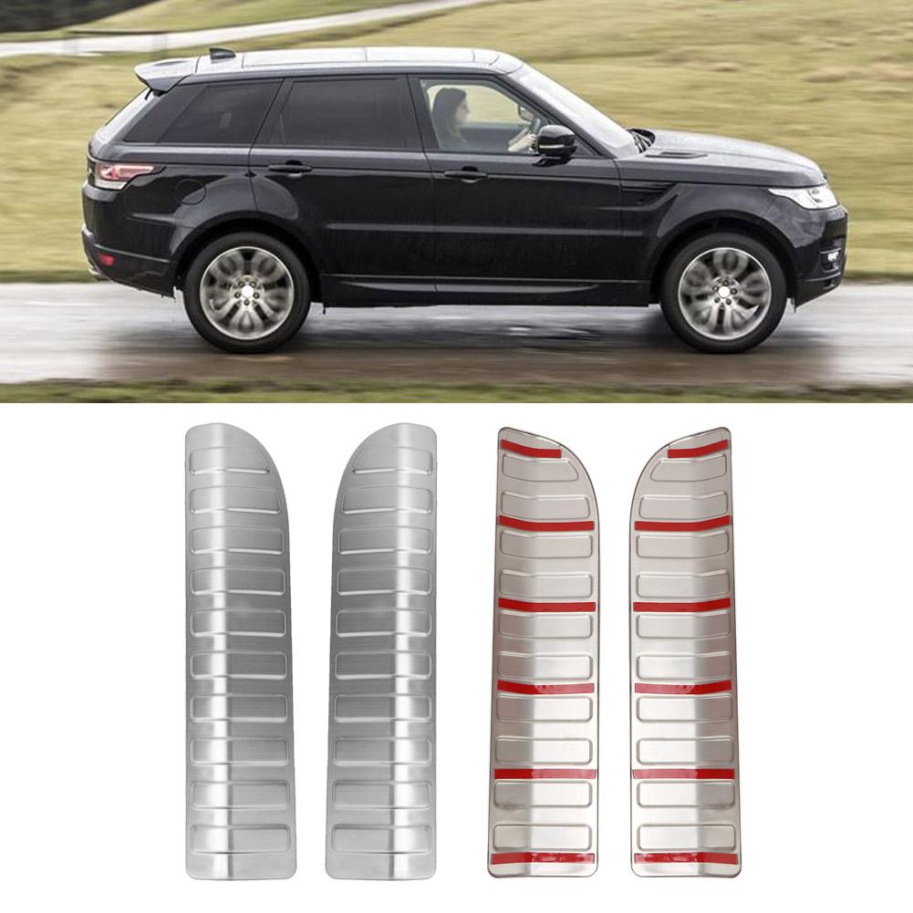 2pcs Rear Inner Bumper Protector Trim Cover Fit For Land Rover Range Rover Sport 2014 2018