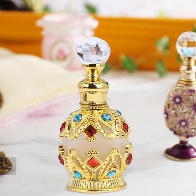 Empty Perfume Bottle, Luxury Gift, Multipurpose Decorative Jar, Essential Oil Container, Vintage