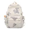 Schoolbag Casual Backpack 1011 Korean Version Simple and Versatile Middle School Student School Bag Female Japanese Men's and Women's Commuter Travel