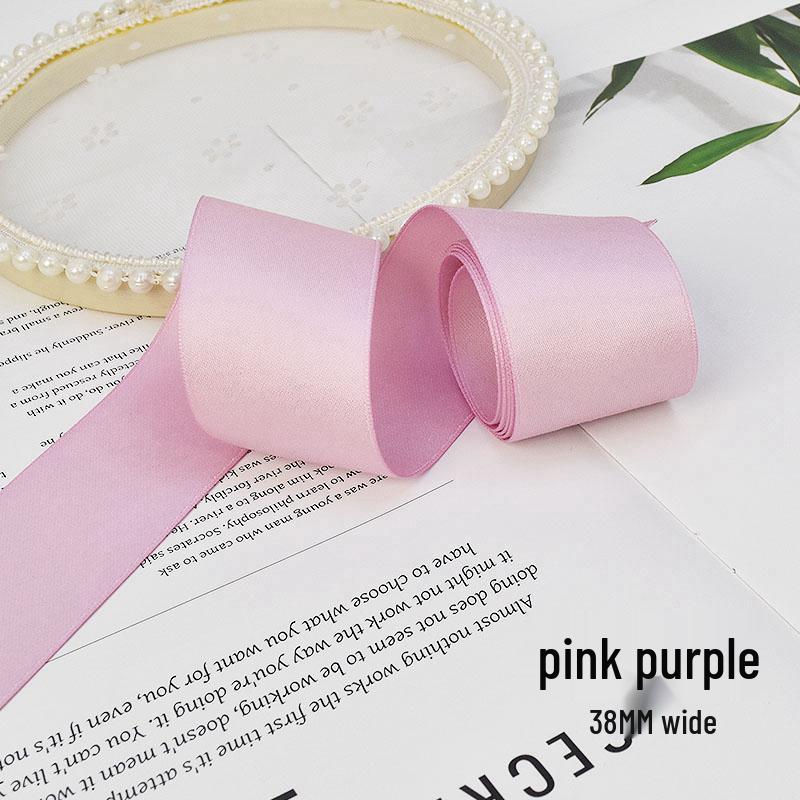 38MM Korean Matte Cotton Ribbon Hair Accessories for DIY Clips