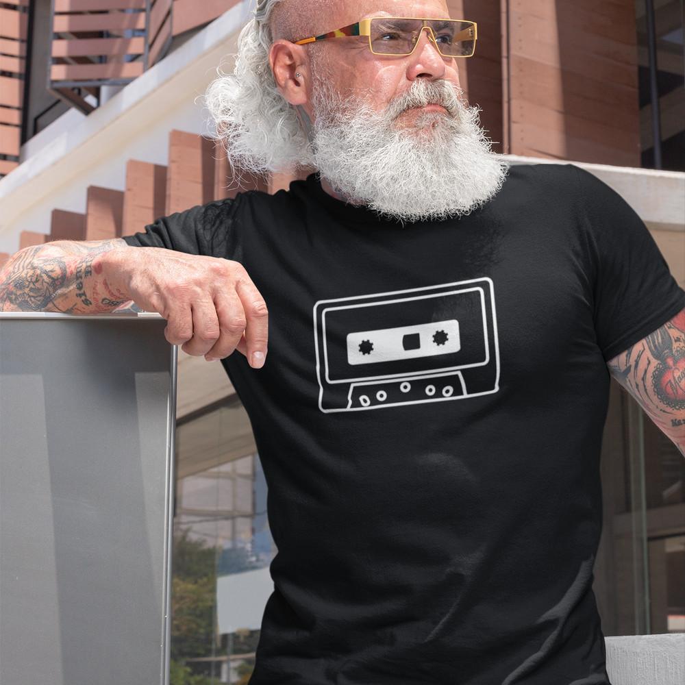 CASSETTE TAPE T-SHIRT (retro music c60 c90 c120 taping vinyl record cool hipster Unisex T-Shirt XXL