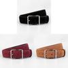 Minimalist Leather Waist Belt For Women With Zinc Alloy Buckle For Business And Casual Style
