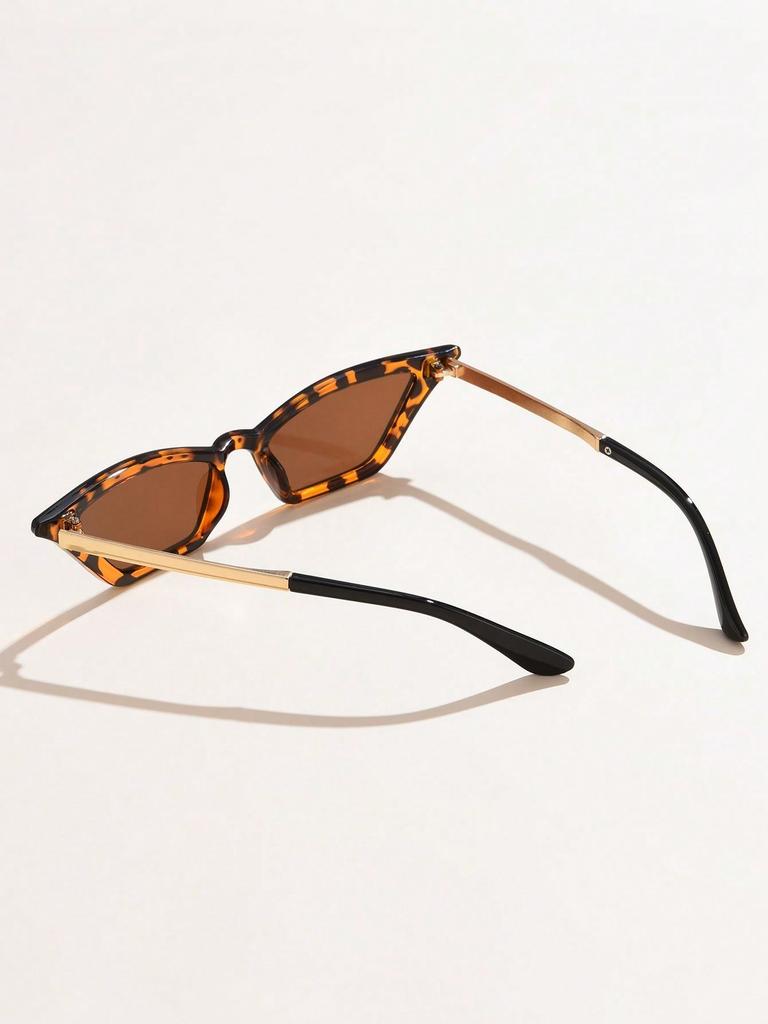1/3pcs Ladies Triangle Cat Eye Sunglasses Luxury Women Small Cat Eye Sun Glasses Metal Design Anti-UV Outdoor Driving Eyewear