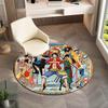 Cute Monkey D. Luffy from the Japanese manga ONE PIECE carpet is soft, home, bedroom, door mat decoration, and non slip carpet E6