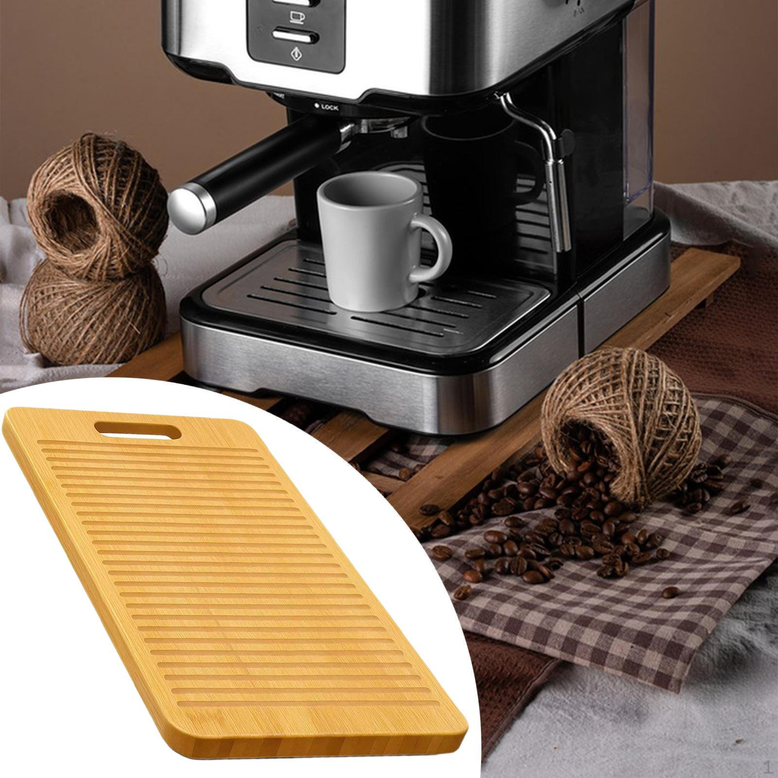 

Кофеварка Выдвижной поднос Держатель для хранения Удобный для машины Портативный Деревянный Прибор