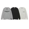 F109 Fear Of God Essentials T-shirt Oversize con Stampa di Lettere Felpa Girocollo - Pullover Streetwear Unisex