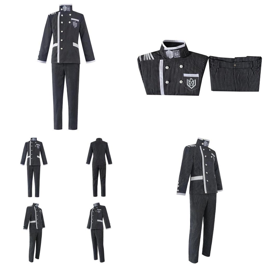 Danganronpa V3 Saihara Shuichi Cosplay Costume Exquisite School Uniform With Wig