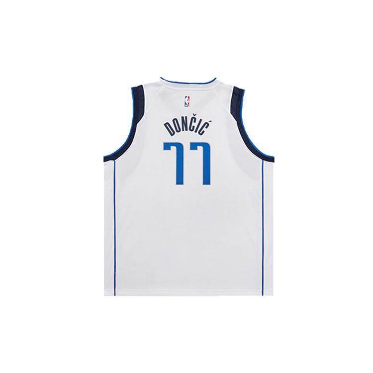 Nike Luka Doncic Dallas Mavericks Quick-Dry Breathable Tank Top Basketball Jersey For Youth Kids Tops White 3Z2B7BZ1P-MAVDL