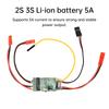 Dual Channel Bidirectional ESC Brushed Electric Speed Controller RC Model Ship Tank Tracked Vehicle 2S 3S Lithium Battery 5A