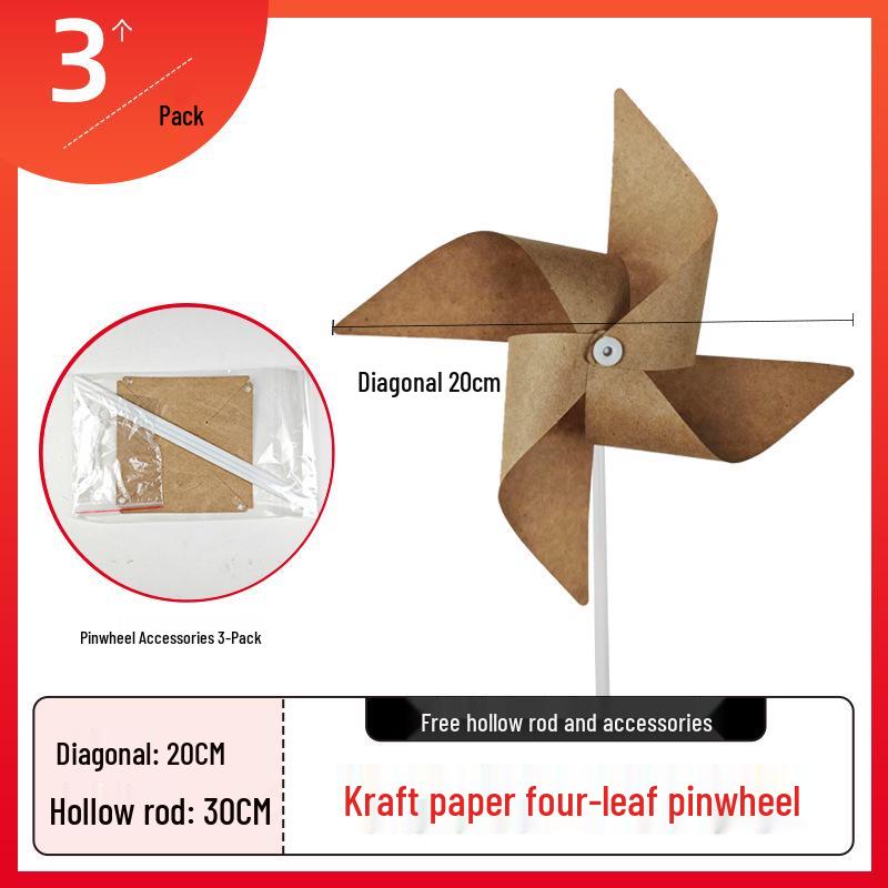 

Реквизит для фотосессии в стиле Мори из крафтовой бумаги в виде вертушек для уличного декора на день рождения